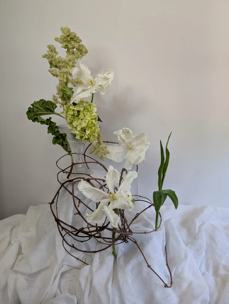 Botanical art for editorial photography by Atelier Frø Oslo