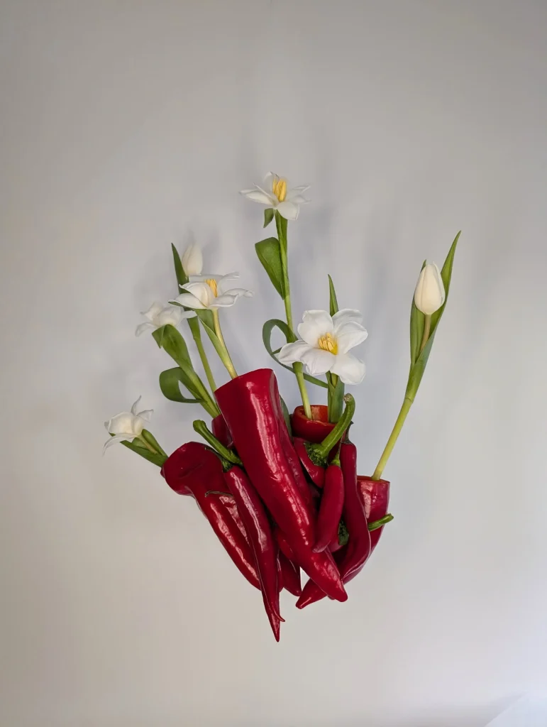 Botanical art for editorial photography by Atelier Frø Norway