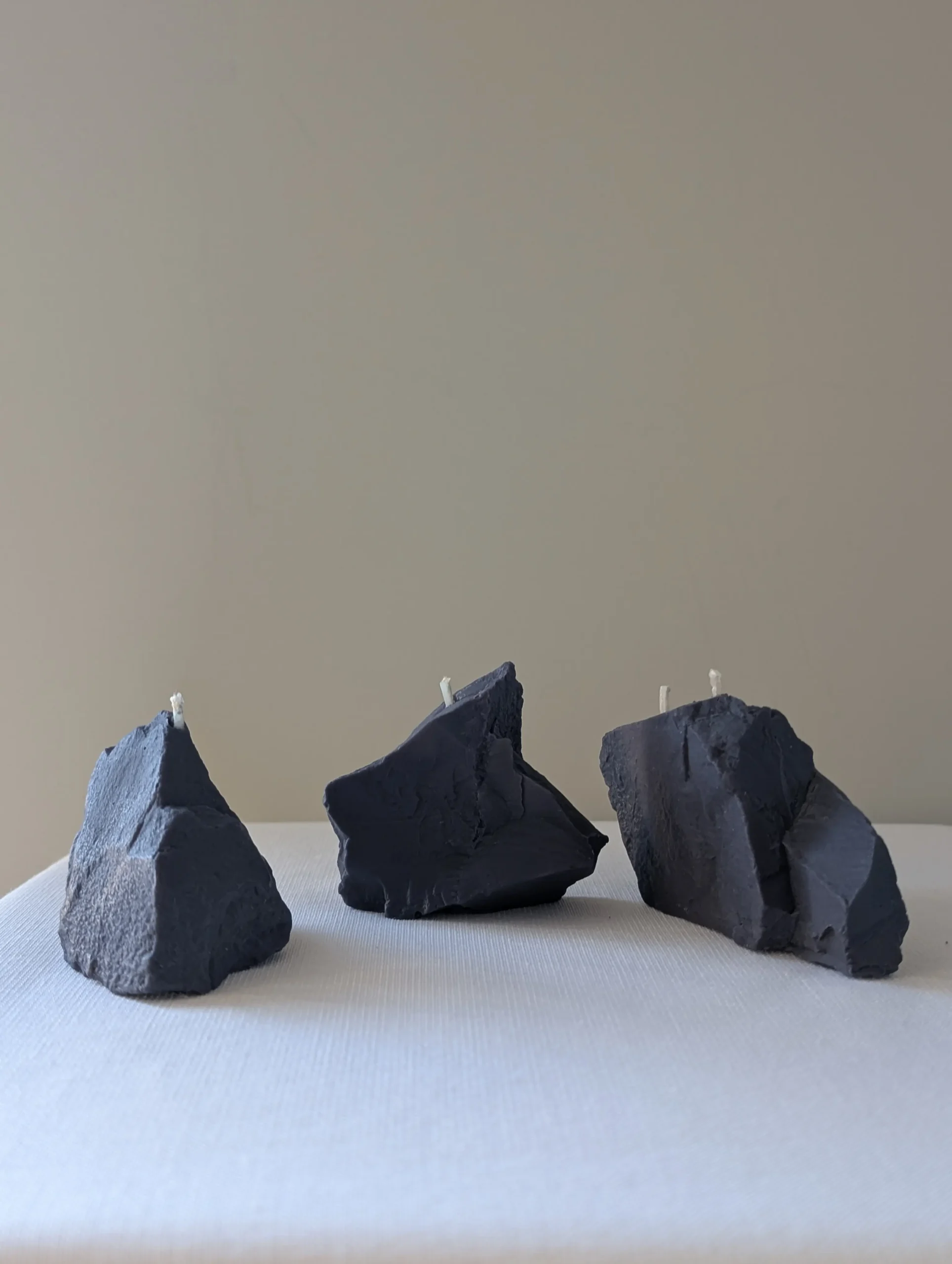 stone candles by atelier frø